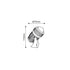 LED LUMINAIRE 8W 450LM 3000K 8° 230V AC IP66 Ra>80 30.000HRS BFOCUS830