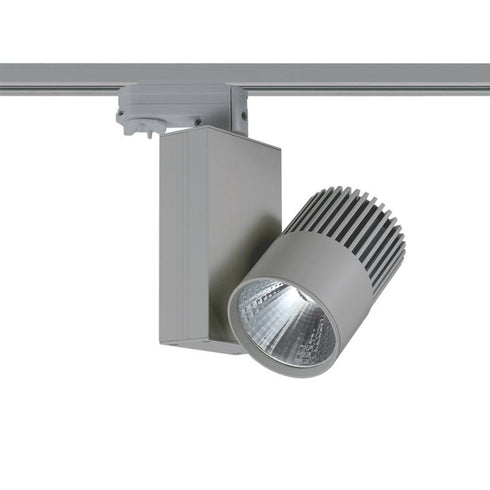 GREY LED TRACK LIGHT 15W 3000K 4WIRES 36° 1100LM 230V Ra80 BIENAL1530G4