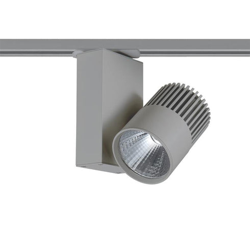GREY LED TRACK LIGHT 15W 4000K 2WIRES 36° 1150LM 230V Ra80 BIENAL1540G2