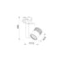 GREY LED TRACK LIGHT 15W 4000K 4WIRES 36° 1150LM 230V Ra80 BIENAL1540G4