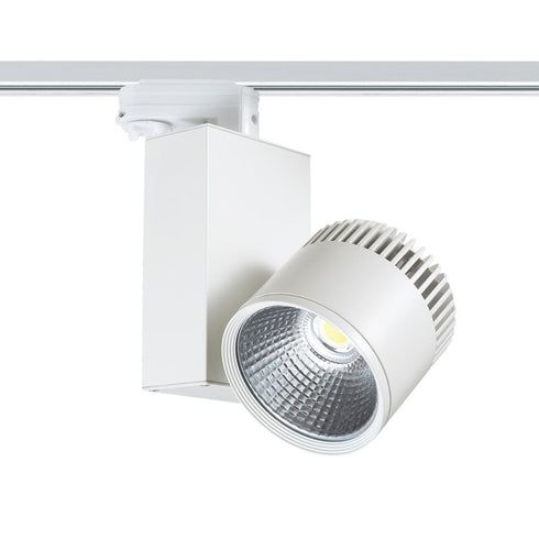 WHITE LED TRACK LIGHT 45W 3000K 4WIRES 36° 3200LM 230V Ra80 BIENAL4530W4