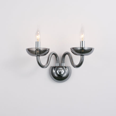 ΕΠΙΤΟΙΧΟ Φ/Σ 2ΧΕ14 ΦΙΜΕ ΚΡΥΣΤΑΛΛΟ+ΧΡΩΜΙΟ ΜΕΤΑΛΛΟ 40X30CM LUNARIA BLK82182WSGC