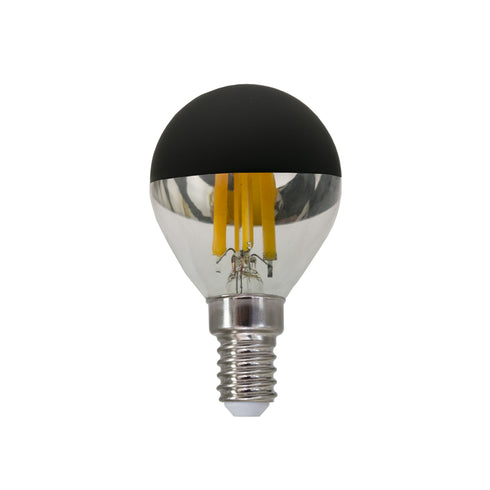 LED FILAMENT E14 DIM G45 BLACK 5W 2700K 230V AC 620LM RA80