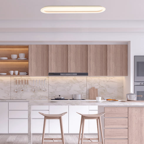 ΟΡΟΦΗΣ Φ/Σ LED 52W DIM 3000K 3600LM SOLO ΜΕΤΑΛΛΙΚΟ ΛΕΥΚΟ IP20 100X14X6CM BR20LEDC100WHD