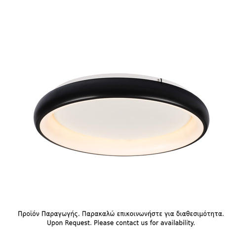 ΟΡΟΦΗΣ Φ/Σ LED 34W DIMMER 3000K 2330LM ΛΕΥΚΟ ΜΕΤΑΛΛΙΚΟ D41XH8,5CM DIANA BR71LEDC41BKD
