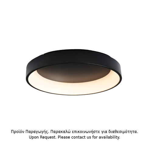 ΟΡΟΦΗΣ Φ/Σ LED 80W DIMMER 3000K 4100LM ΜΑΥΡΟ ΜΕΤΑΛΛΙΚΟ D78XH14CM APOLLO BR81LEDC78BKD