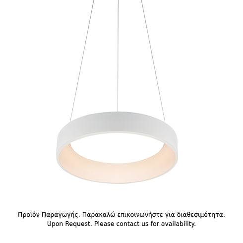 ΚΡΕΜΑΣΤΟ Φ/Σ LED 34WDIMMER 3000K 1700LM ΛΕΥΚΟ ΜΕΤΑΛΛΙΚΟ D45XH120CM APOLLO BR81LEDP45WHD