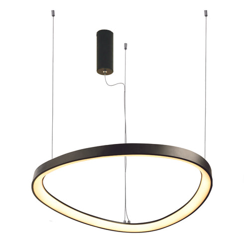 ^PENDANT F/S LED 36W 3000K 2700LM HARMONY BLACK ALUMINUM IP20 D42XH120CM