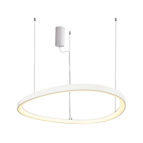 ^PENDANT F/S LED 74W 3000K 6500LM HARMONY WHITE ALUMINUM IP20 D80XH120CM