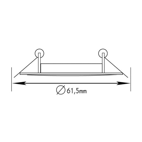 ΣΠΟΤ ΧΩΝΕΥΤΟ 3161 MR11 ΧΡΥΣΟ BS3161G
