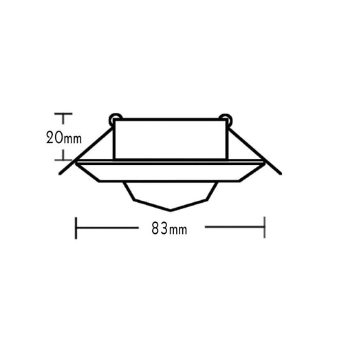 ΣΠΟΤ Νο3181 ΝΙΚΕΛ ΜΑΤ-ΜΠΛΕ ΓΥΑΛΙ BS3181NMB
