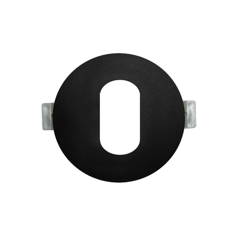 ΣΠΟΤ Νο618 ΣΤΡΟΓΓΥΛΟ ΟΒΑΛ ΜΑΥΡΟ ΑΛΟΥΜΙΝΙΟΥ H88 BS618B