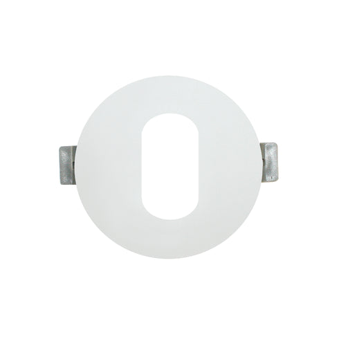 ΣΠΟΤ Νο618 ΣΤΡΟΓΓΥΛΟ ΟΒΑΛ ΛΕΥΚΟ ΑΛΟΥΜΙΝΙΟΥ H88 BS618W