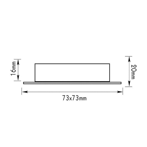 ΣΠΟΤ ΤΕΤΡ/NO 820 G4 ΜΕ ΓΥΑΛΙ ΝΙΚΕΛ ΜΑΤ BS820NM