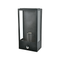 ^ BLACK WALL WALL LIGHT CELIA 1XE27 IP44 WITH TRANSPARENT GLASS & MOVEMENT SENSOR-NIGHT