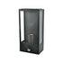 ^ BLACK WALL WALL LIGHT CELIA 1XE27 IP44 WITH TRANSPARENT GLASS & MOVEMENT SENSOR-NIGHT