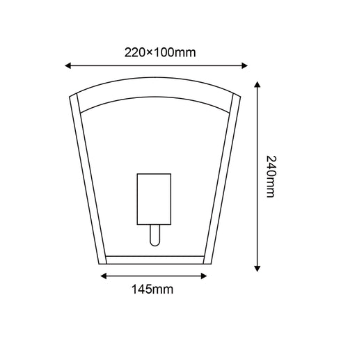 ΜΑΥΡΟ ΕΠΙΤΟΙΧΟ ΦΩΤΙΣΤΙΚΟ CELIA V 1XE27 IP44 ΜΕ ΔΙΑΦΑΝΟ ΓΥΑΛΙ CELIAV1WBK