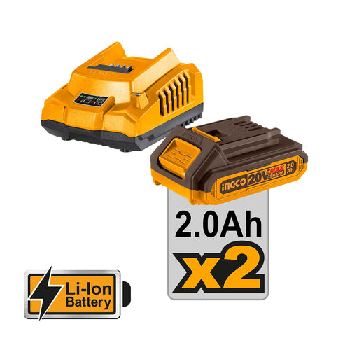 Κρουστικό Μπουλονόκλειδο Μπαταρίας 20V Li-Ion 400Nm INGCO CIWLI2040