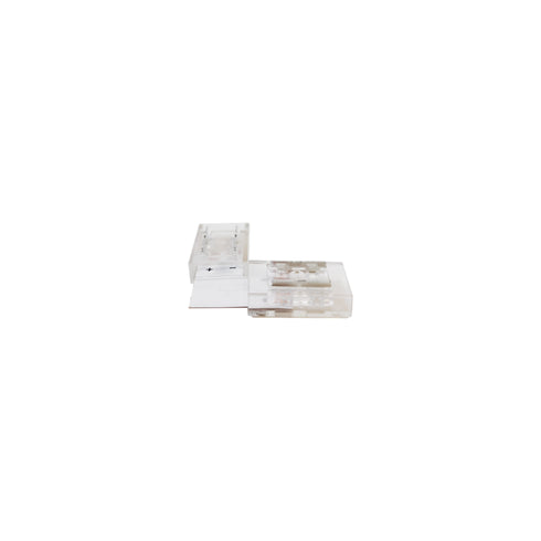 90° TRANSPARENT CONNECTOR FOR LED COB STRIP IP20 8MM CORN8C