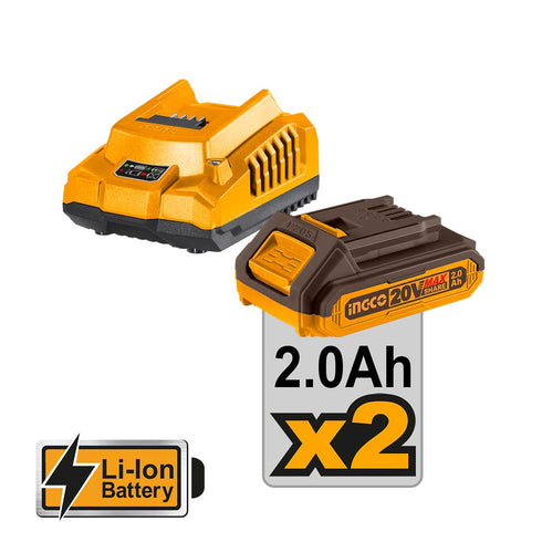 Πιστολέτο Περιστροφικό Κρουστικό Σκαπτικό Μπαταρίας 20V Li-Ion 4.5J INGCO CRHLI202882