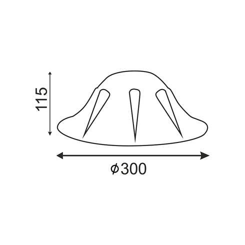 ΓΥΑΛΙ Φ30 CROCUS CX1047G