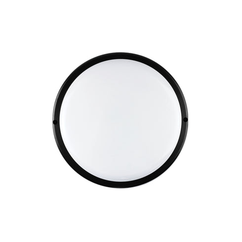 LED PC BLACK CEIL LUMINAIRE 230V AC IP65 20W 1800lm 6000K 110° Ra80 DARIA2060B