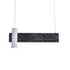 ΚΡΕΜΑΣΤΟ Φ/Σ LED 1XGU10+ 12W LED 3000K 960LM ΑΠΟΧΡ.ΜΑΥΡΟΥ ΜΑΡΜΑΡΟΥ ΜΕΤ/ΚΟ 60Χ7ΧΗ120CM LINEA DCR21LEDP60B