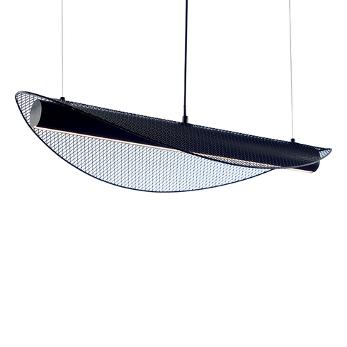 ΚΡΕΜΑΣΤΟ Φ/Σ LED 18W 3000K 1960LM ΜΕΤ/ΚΟ ΜΑΥΡΟ 40X85XH110CM MICHELLE DCR39212