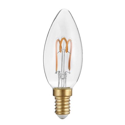 LED E14 CANDLE 3W 2700K 230V AC 300° 220LM RA80 DECO3SWW