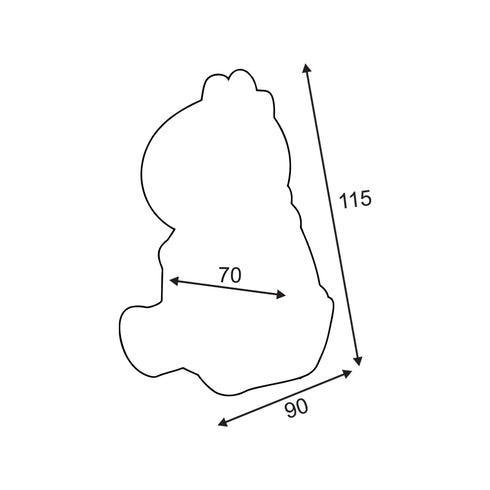 “EVERGLOW NIGHT LIGHT” NIGHT LIGHT - DINOSAURUS 1 LED BATTERY LIGHT (3xLR44 INCLUDED)