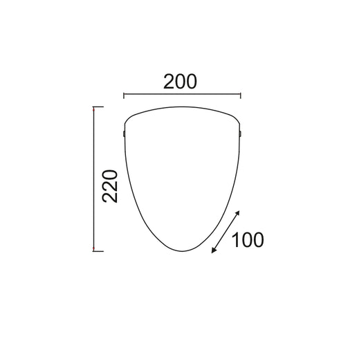 ΑΠΛΙΚΑ ΑΧΙΒΑΔΑ-ΓΥΑΛΙ 1XE27 11X21XH20cm TURTLE DL477C