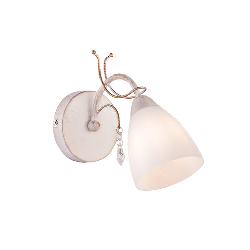 ΕΠΙΤΟΙΧ 1ΧΕ14 ΜΕΤΑΛ ΠΑΤΙΝ ΧΡΥΣ+ΛΕΥΚ ΓΥΑΛ+ΚΡΥΣΤ12Χ18,5Χ26,4CM QUINCE DLA12121