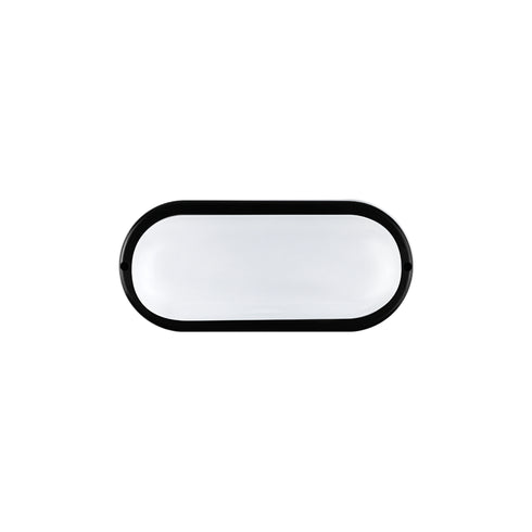 LED PC BLACK WALL LUMINAIRE 230V AC IP65 10W 950lm 6000K 110° Ra80 DORA1060B