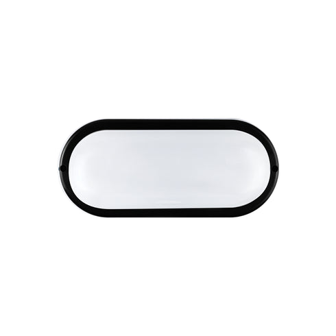 LED PC BLACK WALL LUMINAIRE 230V AC IP65 20W 1800lm 6000K 110° Ra80 DORA2060B