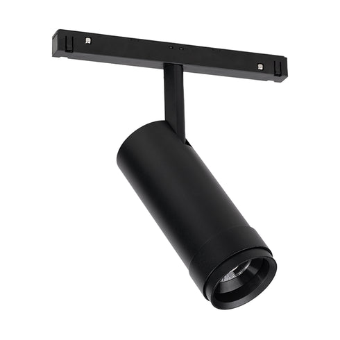 ΜΑΥΡΟ ΜΑΤ ΜΑΓΝΗΤΙΚΟ ZOOMABLE ΣΠΟΤ 48V DC 20W 4000K 1680LM MAX. 20-50° OSRAM RA90 Φ58*152MM EDNA2040B