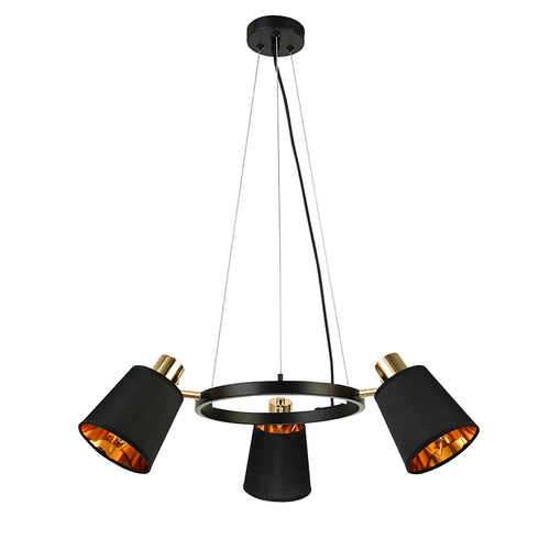 ΚΡΕΜΑΣΤΟ Φ/Σ 3ΧΕ14 ΜΑΥΡΟ ΜΕΤ/ΚΟ+ ΑΜΠΑΖΟΥΡ D63XH100CM NORMA EG213P63BK
