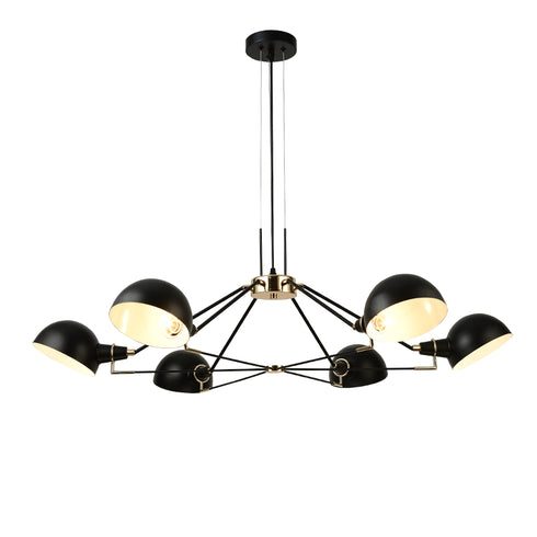 ΚΡΕΜΑΣΤΟ Φ/Σ 6ΧΕ14 ΜΑΥΡΟ ΜΕΤΑΛΛΙΚΟ D100ΧH100CM CLOTHO EG4346P100B