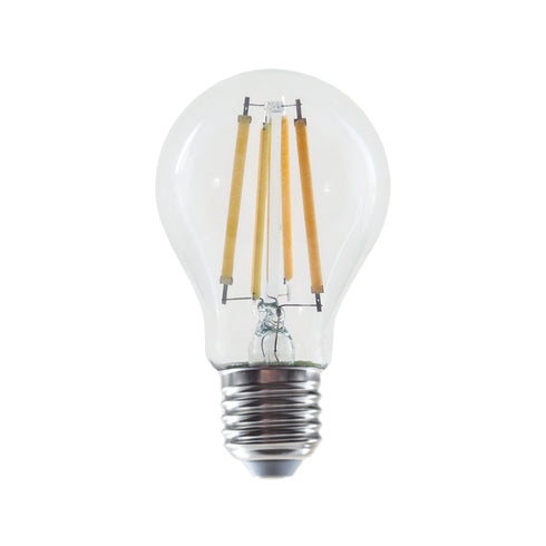 LED FILAMENT E27 A60 10W 6500K 230V AC 1300LM RA80