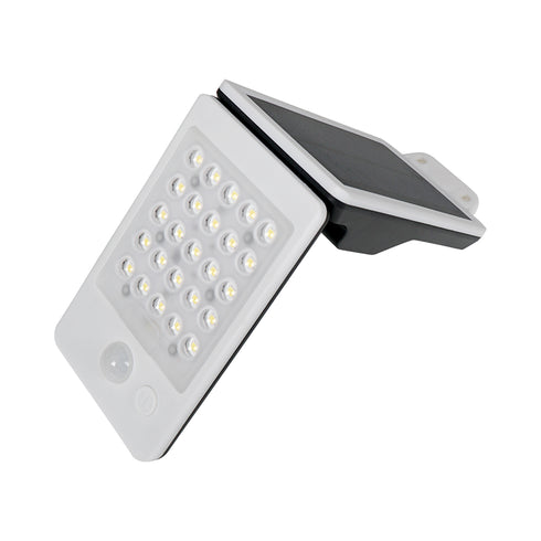 SOLAR SENSOR SMD LED WALL WHITE 2W 200Lm 4000K IP65 120° ELISA2W