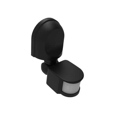 ΑΝΙΧΝΕΥΤΗΣ ΚΙΝΗΣΗΣ ΥΠΕΡΥΘΡΩΝ ΕΠΙΤΟΙΧΟΣ 230V IP44 180° 2~12m MAX ΜΑΥΡΟΣ ELPIRWB