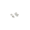SET OF WHITE PLASTIC END CAPS FOR P119, 1PC WITH HOLE & 1PC WITHOUT HOLE EP119