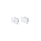 SET OF WHITE PLASTIC END CAPS FOR P127 1PC WITH HOLE & 1PC WITHOUT HOLE EP127