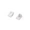 SET OF WHITE PLASTIC END CAPS FOR P129N, 2 PCS WITH HOLE EP129N