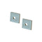 SET OF PLASTIC END CAPS FOR P135/A, 2PCS WITH HOLE EP135