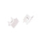 SET OF WHITE PLASTIC END CAPS FOR P139N, 2 PCS WITH HOLE EP139N
