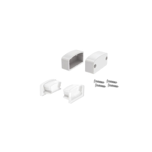 SET OF SILICON & PLASTIC END CAPS FOR P146, 2 WITHOUT HOLE & 2 WITH HOLE EP146