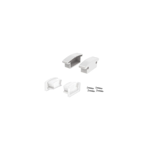 SET OF SILICON & PLASTIC END CAPS FOR P147, 2 WITHOUT HOLE & 2 WITH HOLE EP147