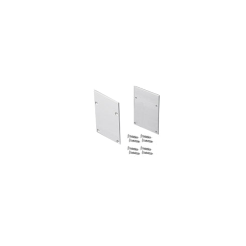 SET OF METAL END CAPS FOR P207, 2 PCS WITHOUT HOLE EP207