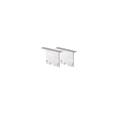 SET OF METAL END CAPS FOR P211, 2 PCS WITHOUT HOLE EP211