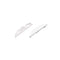 SET OF WHITE PLASTIC END CAPS FOR P21N, 1PC WITH HOLE & 1PC WITHOUT HOLE EP21N